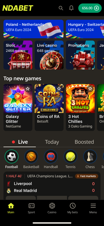 Dark theme — screen 1