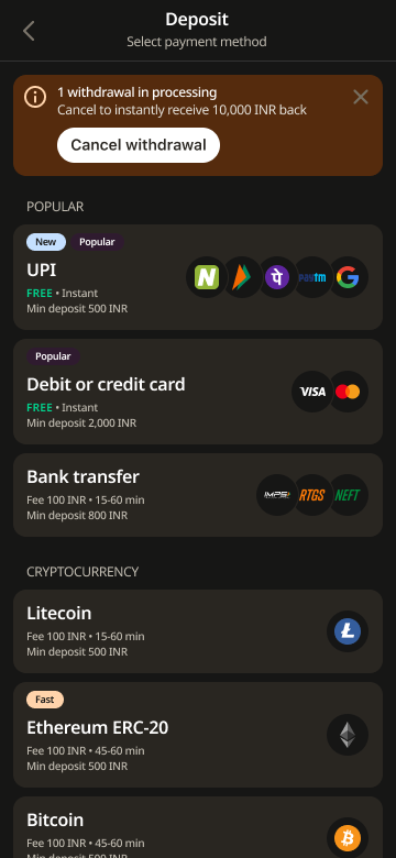 Dark theme — screen 5