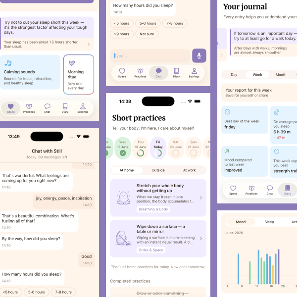 Still Space — mindful self-care app